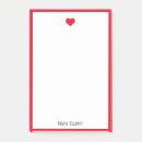 Search for red heart post it notes Valentine