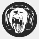Search for black monkey stickers Black and white