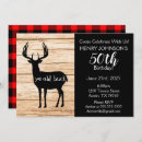 Search for deer hunting birthday invitations Buck