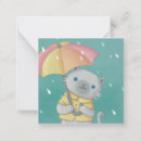 Search for raining note cards Umbrella
