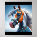Search for arabian horse painting posters Blue