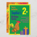 Search for rooster birthday invitations Animal