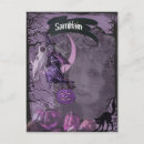Search for all hallows postcards Witch
