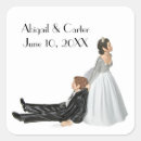 Search for bride and groom stickers Party