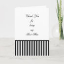 Search for black white stripes thank you cards Groom