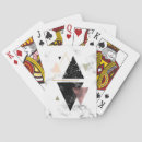 Search for geometric designs playing cards Abstract