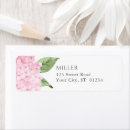 Search for pink hydrangea return address labels Bridal shower