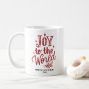 Search for joy to the world mugs Red