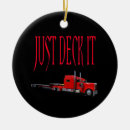 Search for truck driver christmas tree decorations Semi