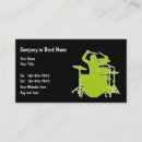 Search for band business cards Rock and roll