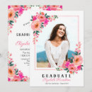 Search for photo frame graduation invitations Floral