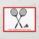 Search for badminton postcards Shuttlecock