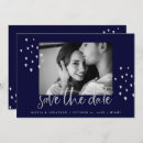 Search for navy silver save the dates Elegant