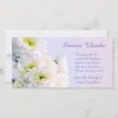 Search for white flowers sympathy thank you cards Floral