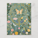 Search for butterflies fluttering postcards For her