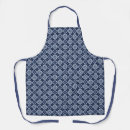 Search for vintage navy aprons Floral