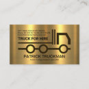 Search for cargo truck business cards Trucking