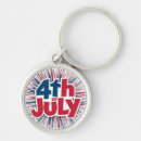 Search for 4th of july round key rings Liberty