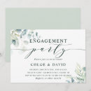 Search for greenery engagement party invitations Eucalyptus