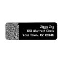 Search for abstract swirl return address labels Black