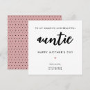 Search for aunt mothers day cards Cute