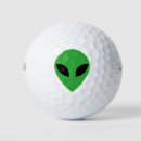 Search for alien golf balls Green
