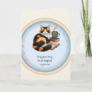 Search for whimsical cat cards Illustration