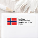 Search for norwegian return address labels Flag