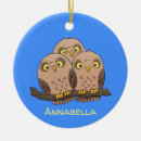 Search for owl christmas tree decorations Woodland
