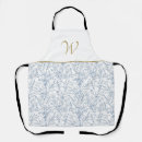 Search for navy blue monogram aprons Chic