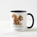 Search for red squirrel mugs Watercolor