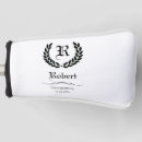 Search for groomsmen golf head covers Initial
