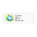 Search for eco friendly return address labels Earth