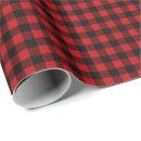 Search for red and black buffalo plaid wrapping paper Modern