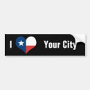 Search for town bumper stickers Texas