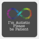 Search for autism awareness square stickers Autistic