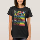 Search for hispanic tshirts Heritage month