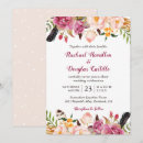 Search for boho feather wedding invitations Purple