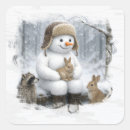 Search for white rabbit stickers Snowman