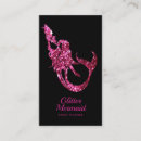 Search for mermaid business cards Girly