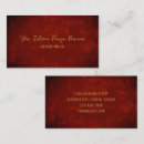Search for black red gold business cards Interior designer
