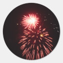 Search for red fireworks stickers Celebration