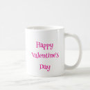 Search for happy valentine day mugs White