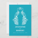 Search for peafowl invitations Teal