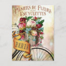 Search for bicycle basket postcards Floral
