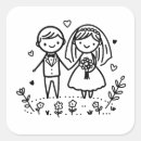 Search for stick figures stickers Bride