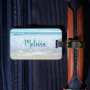 Search for beach luggage tags Waves