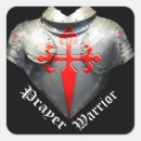 Search for christian knights stickers Warrior