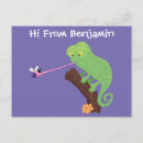Search for cute chameleon postcards Lizard