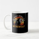 Search for howling wolf at moon mugs Werewolf